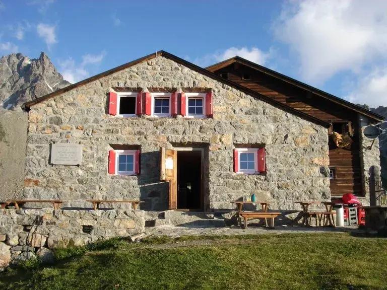 Hyddor i de schweiziska Alperna
