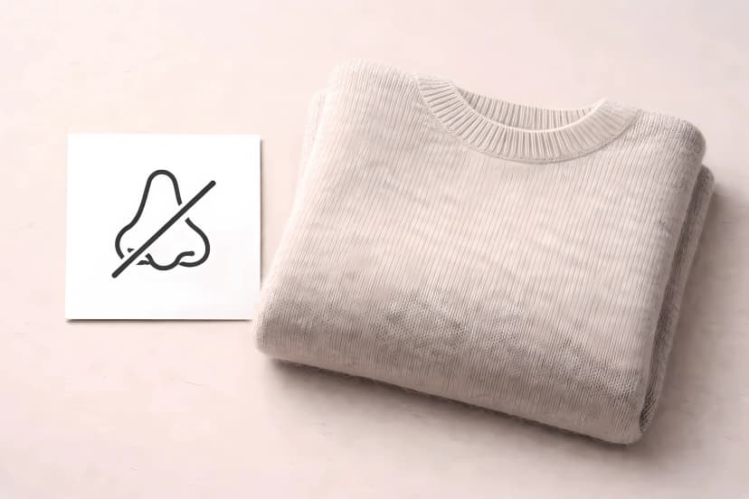 merino wool sweater no smell no odor