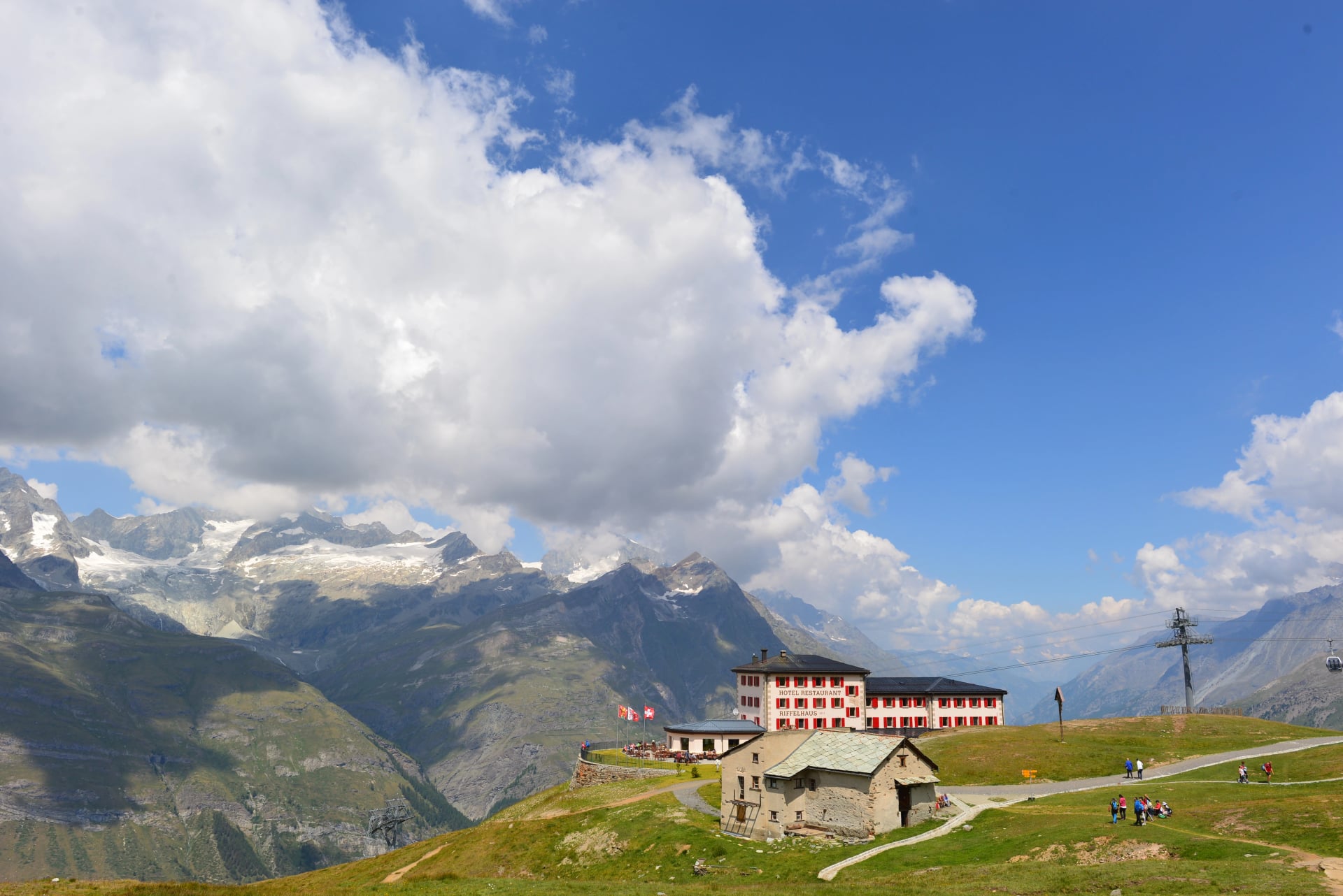 Zermatt - Bergstation Riffelberg in den Walliser Alpen 
