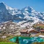 Kleine Scheidegg with Eiger Nordwand background