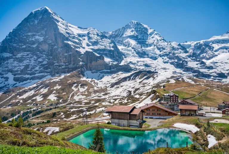 Kleine Scheidegg with Eiger Nordwand background