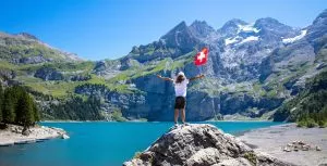 Oeschinen lake Kandersteg