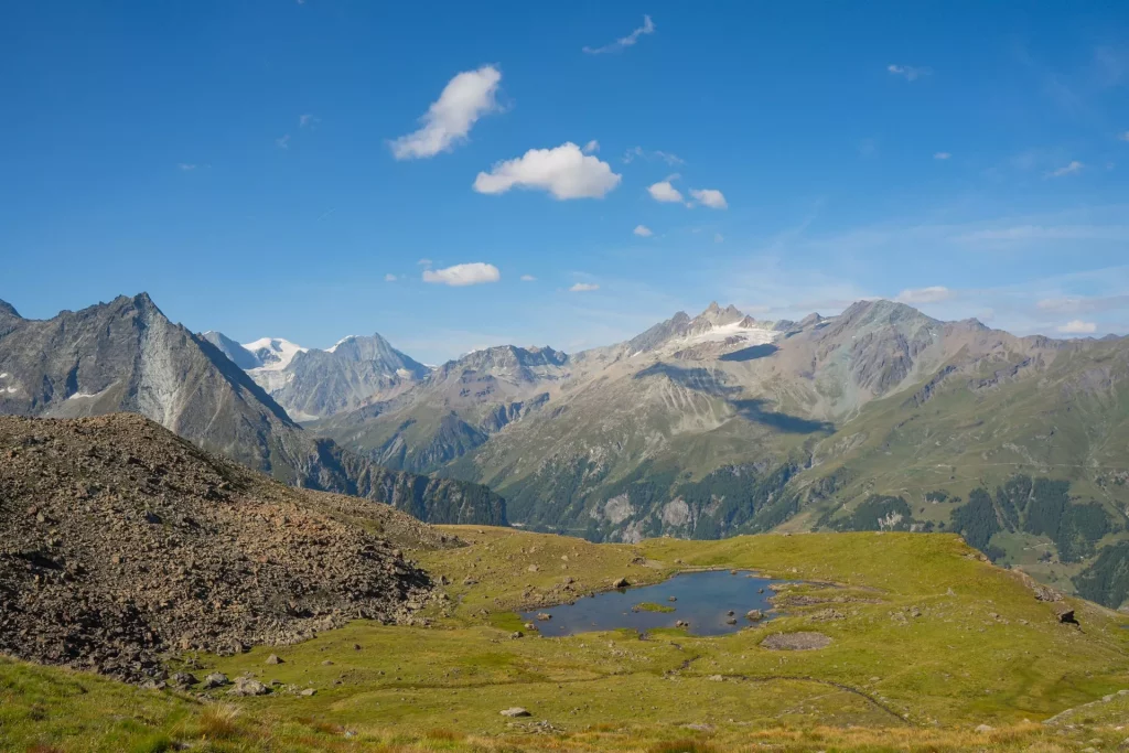 A view from the climb towards Col du Tsate