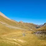 autumn landscape of albula pass