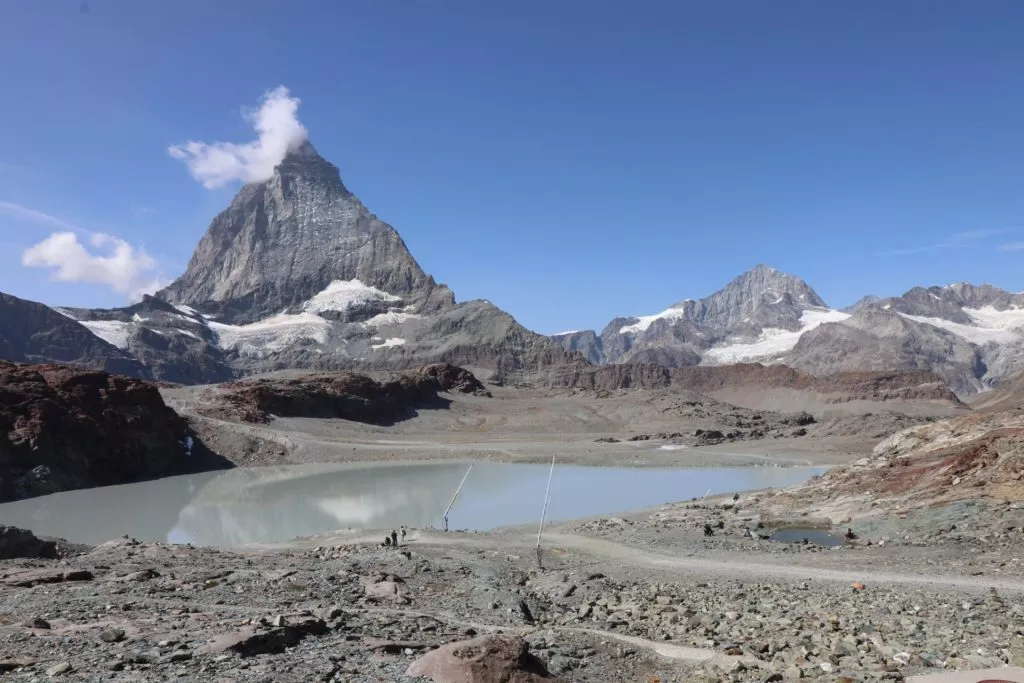 glacier trail on the east side of matterhorn