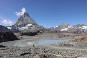 glacier trail on the east side of matterhorn