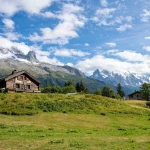 Hiking through idyllic alpine villages