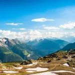 magnificent panorama on the trail