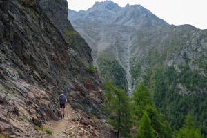 The rocky nature of the Europaweg