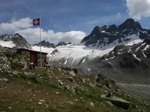 the view from the kesch hut