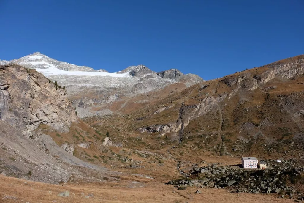 the view towards trift hotel